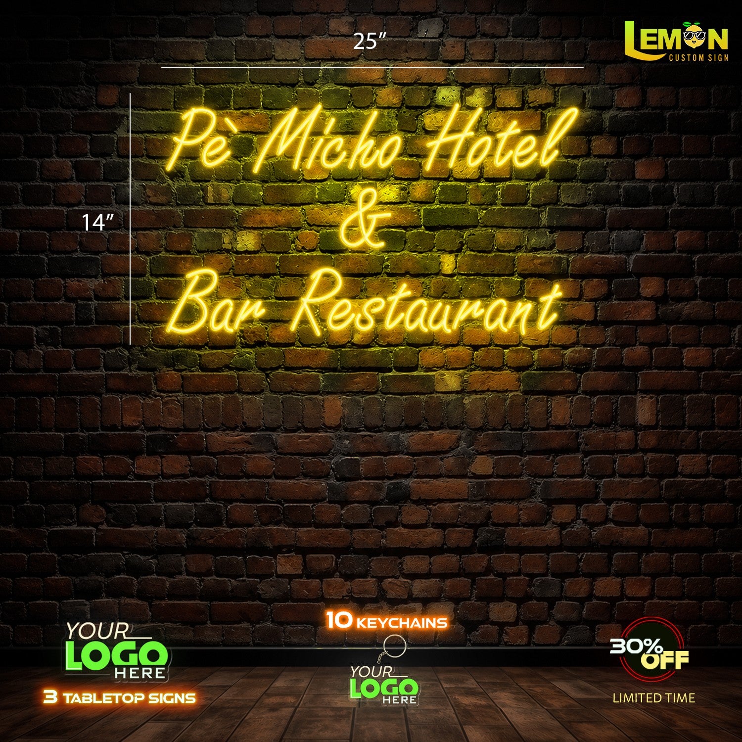 Pè Micho Hotel & Bar Restaurant | LED NEON SIGN