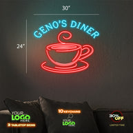 GENO'S DINER | LED NEON SIGN