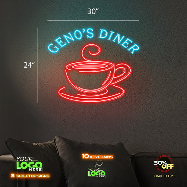 GENO'S DINER | LED NEON SIGN