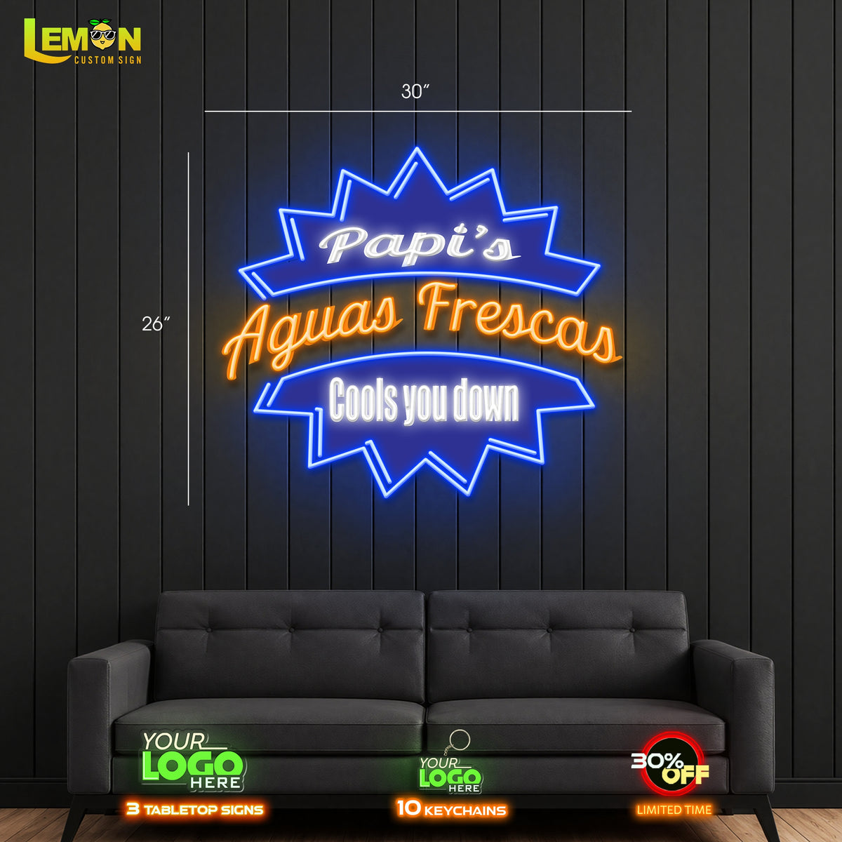 Aquas Frescas | Led Neon Sign