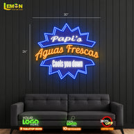 Aquas Frescas | Led Neon Sign