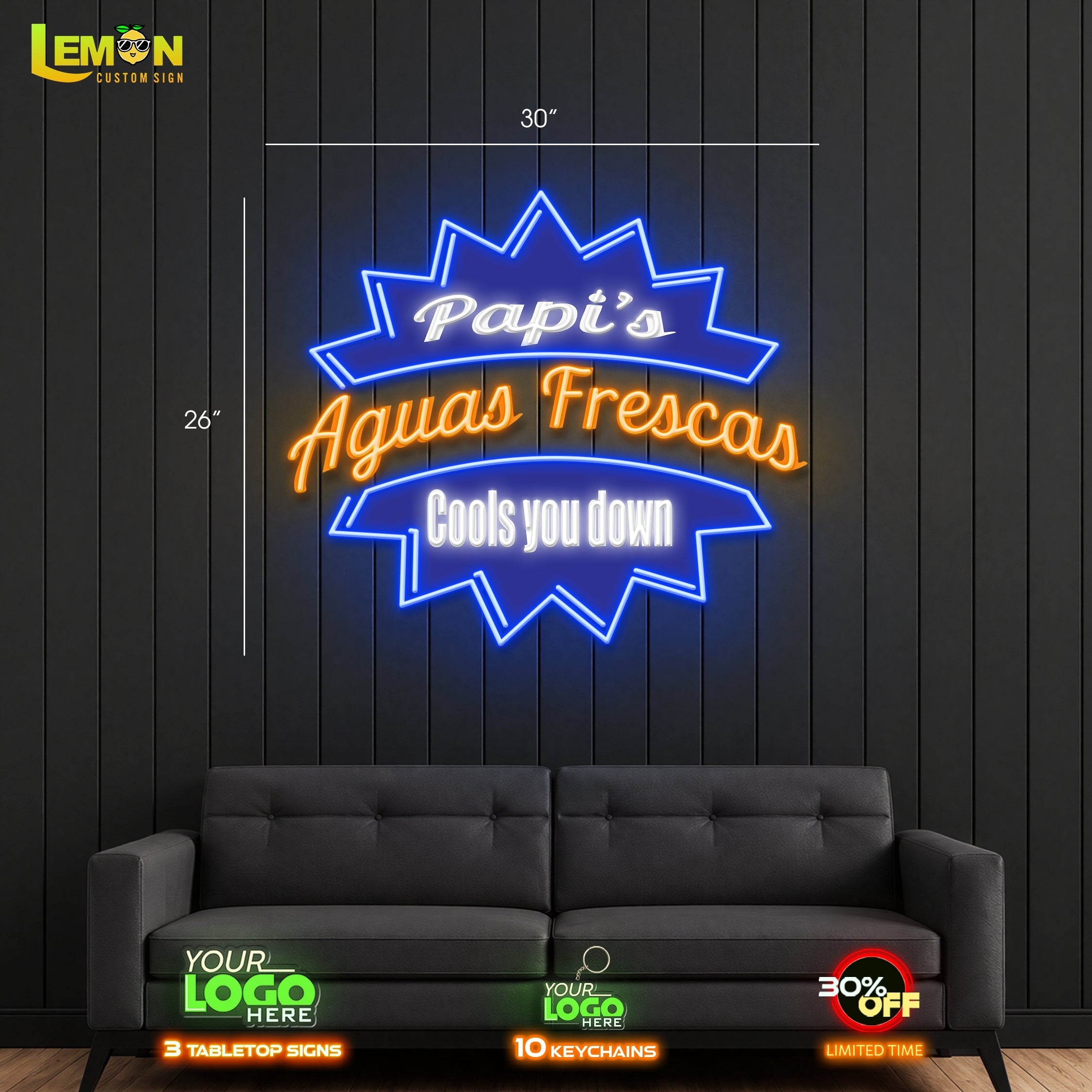 Aquas Frescas | Led Neon Sign