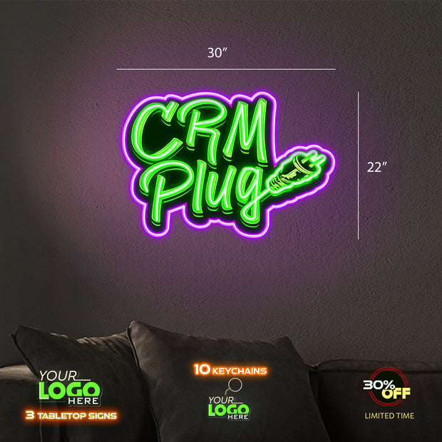 CRM PLUG | LED NEON SIGN