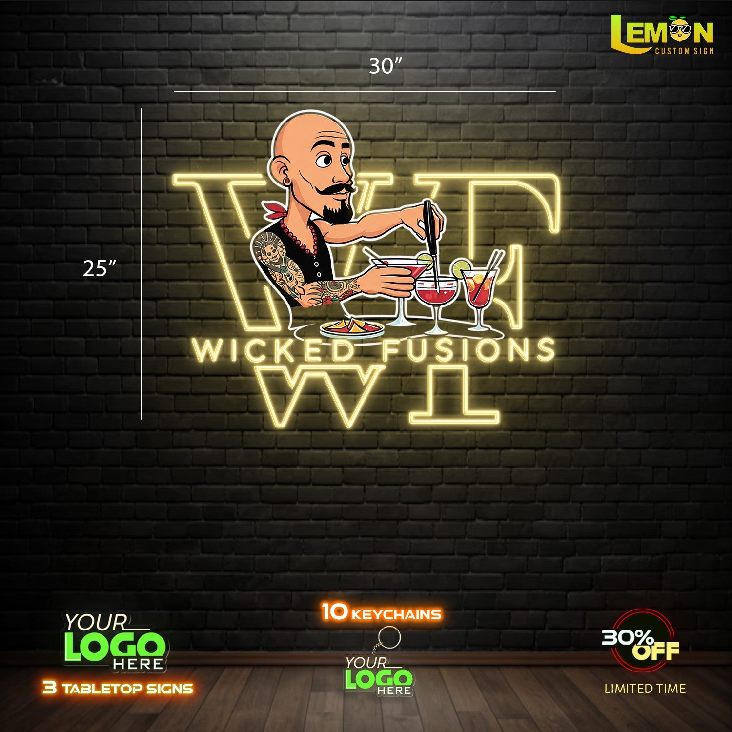 WICKED FUSIONS | LED NEON SIGN