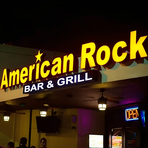 Illuminated Face-lit Sign