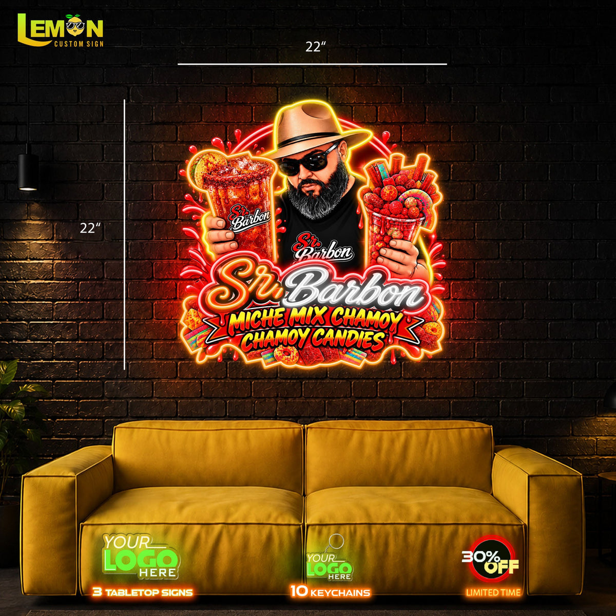 SR BARBON | LED NEON SIGN