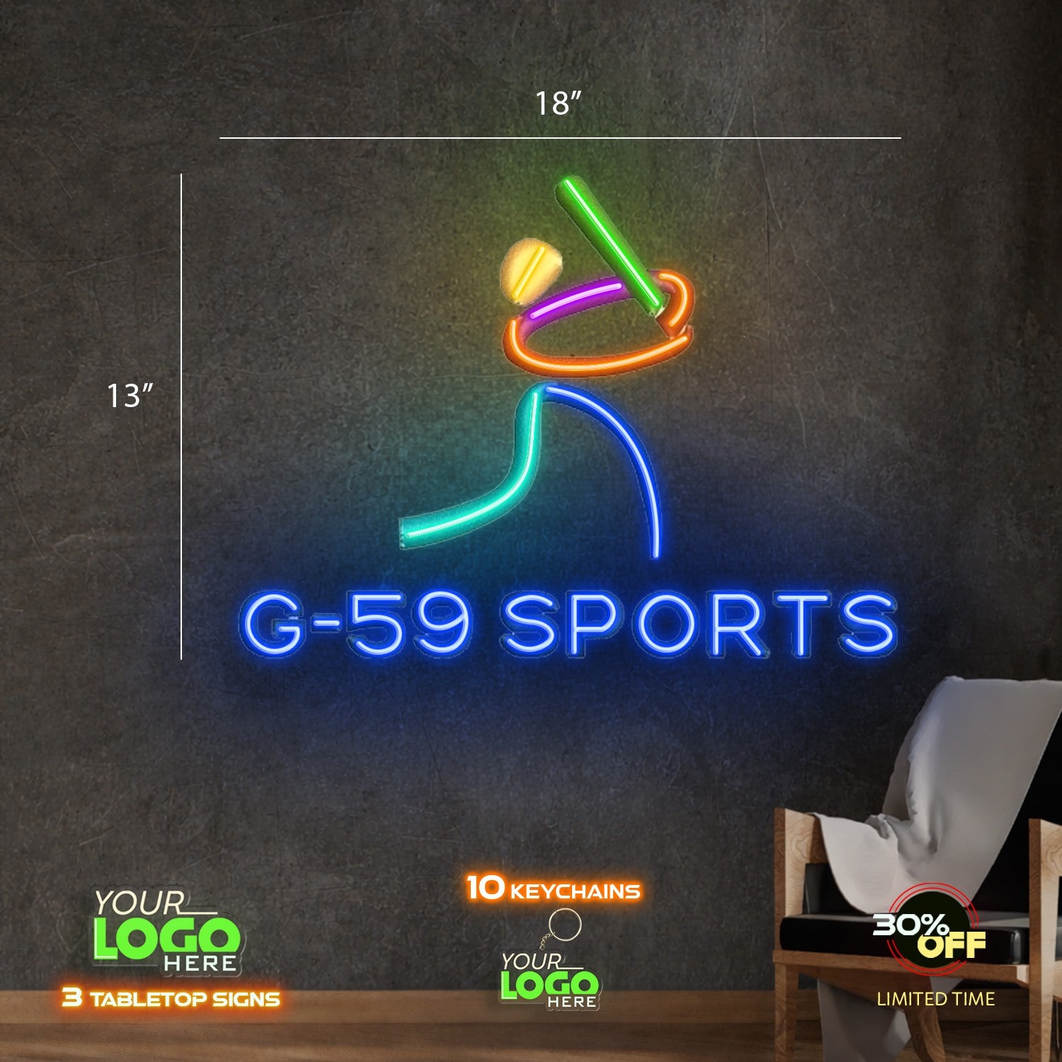 G-59 SPORTS | LED NEON SIGN