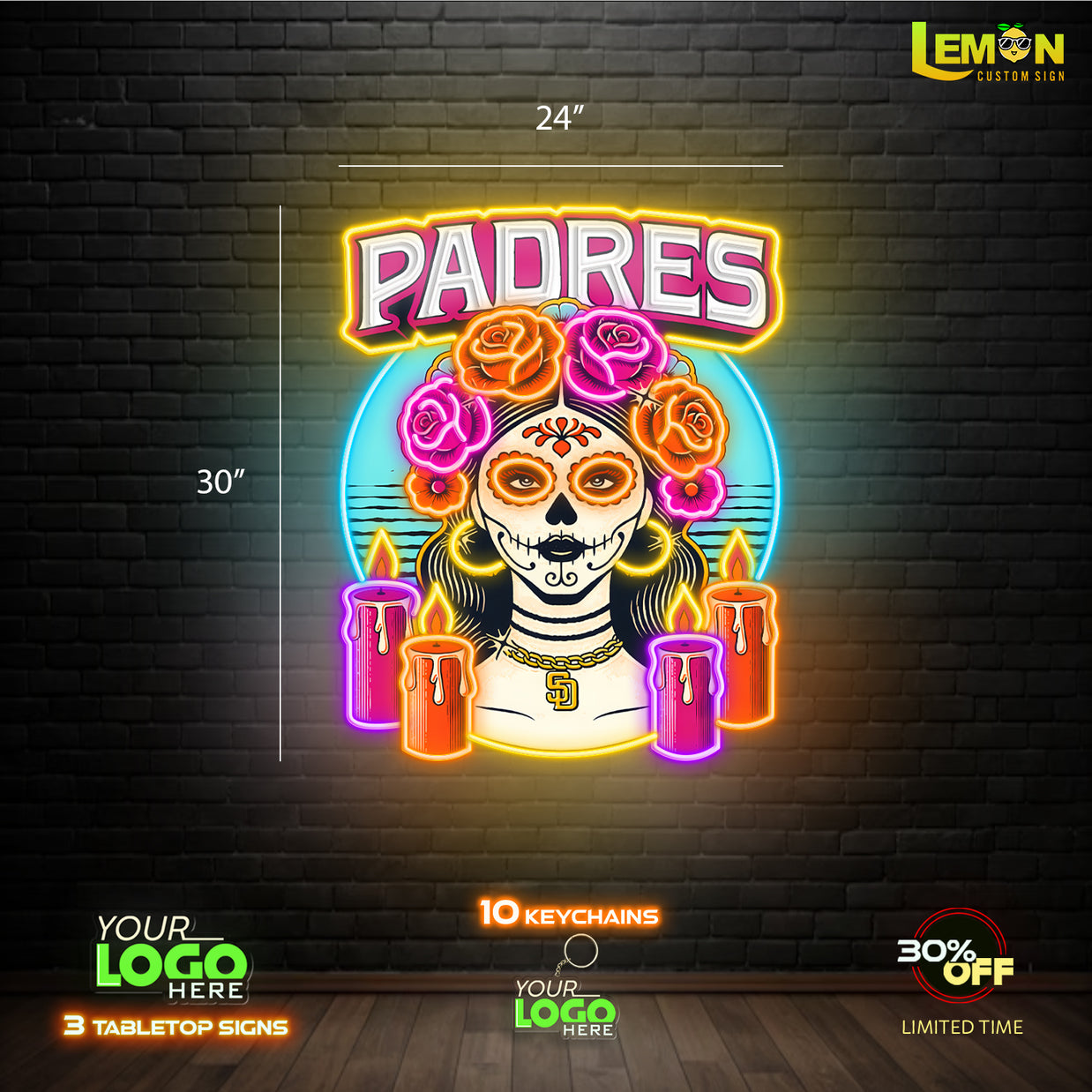 PADRES  | LED NEON SIGN