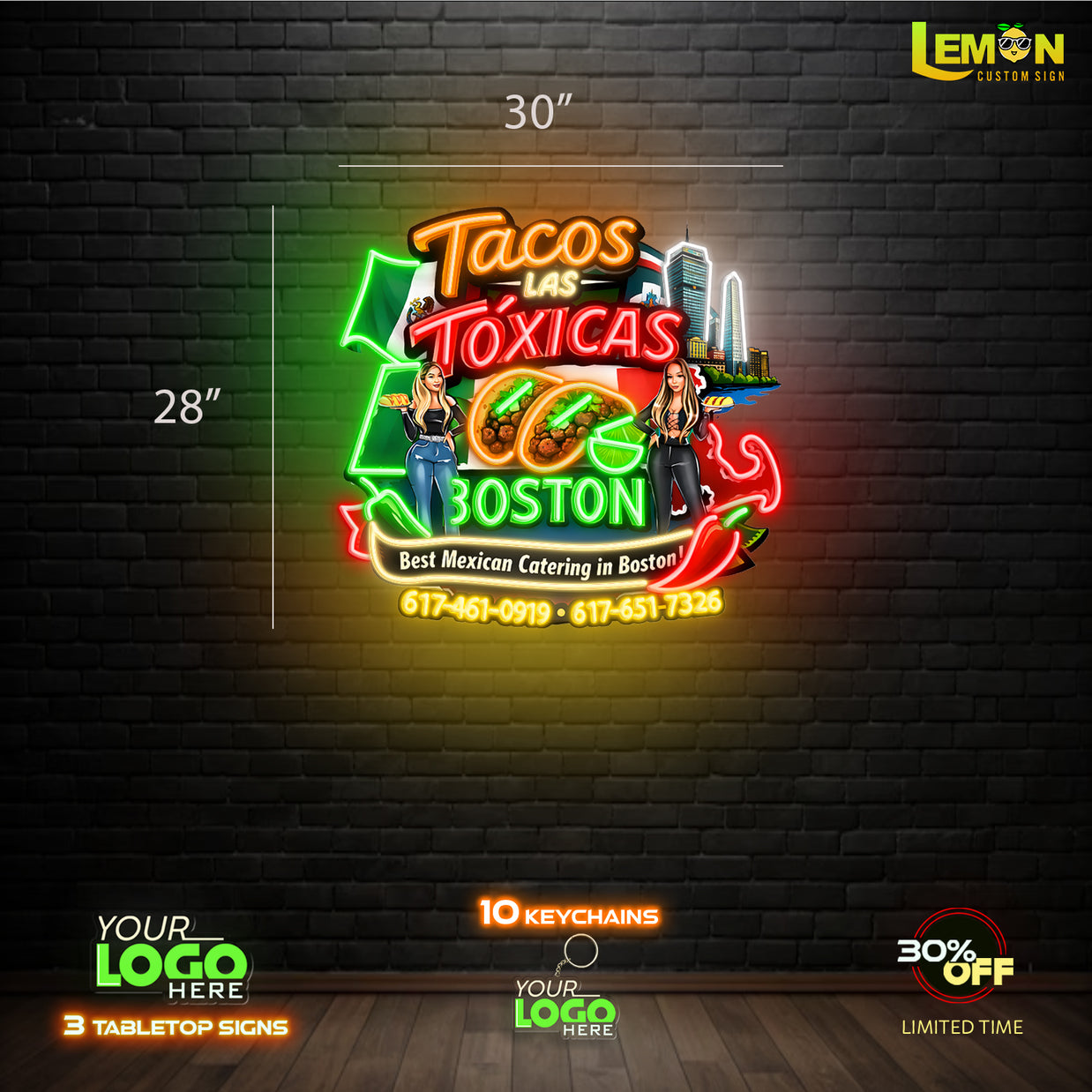 TACOSLASTOXICAS | LED NEON SIGN