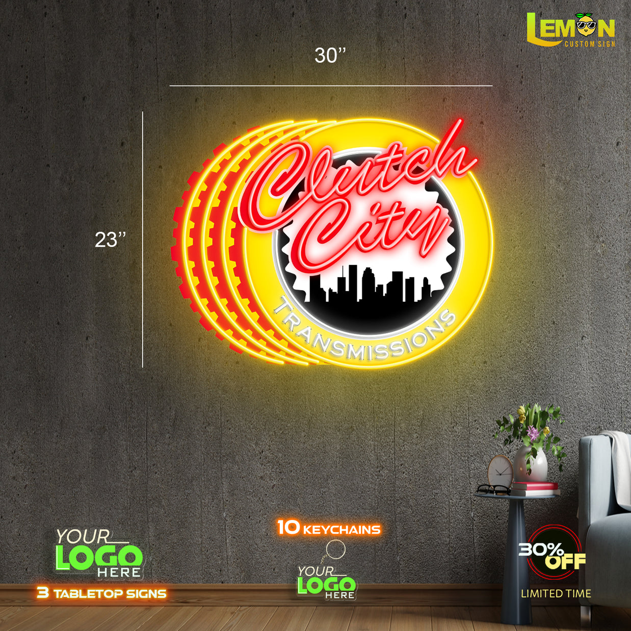 Clutch City | LED NEON SIGN