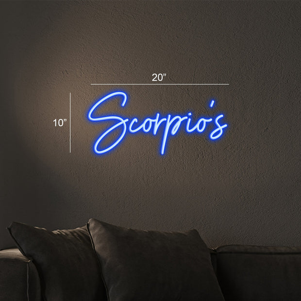 Ryan & April; Dukes Dynasty!; Scorpio's | LED NEON SIGN (3 SIGNS)