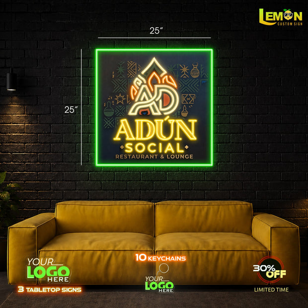 ADUN SOCIAL | LED NEON SIGN