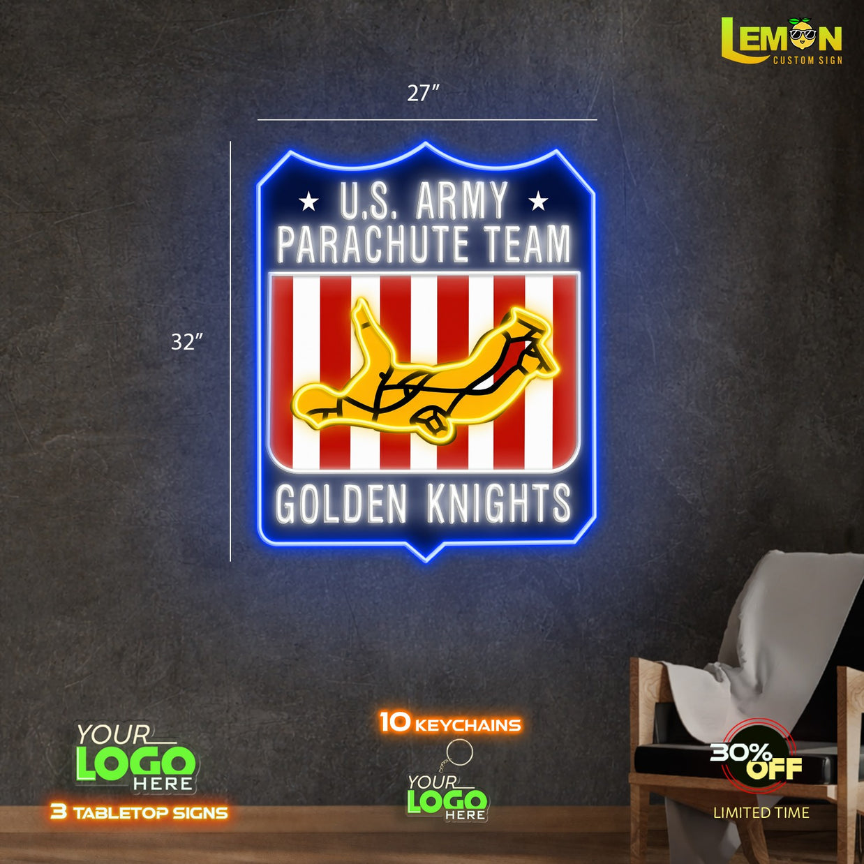 US ARMY | LED NEON SIGN (2 SIGNS)