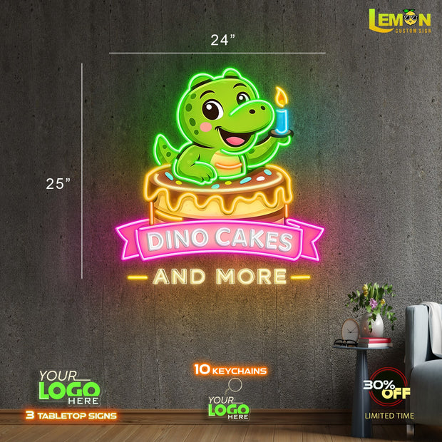 DINO CAKES | LED NEON SIGN