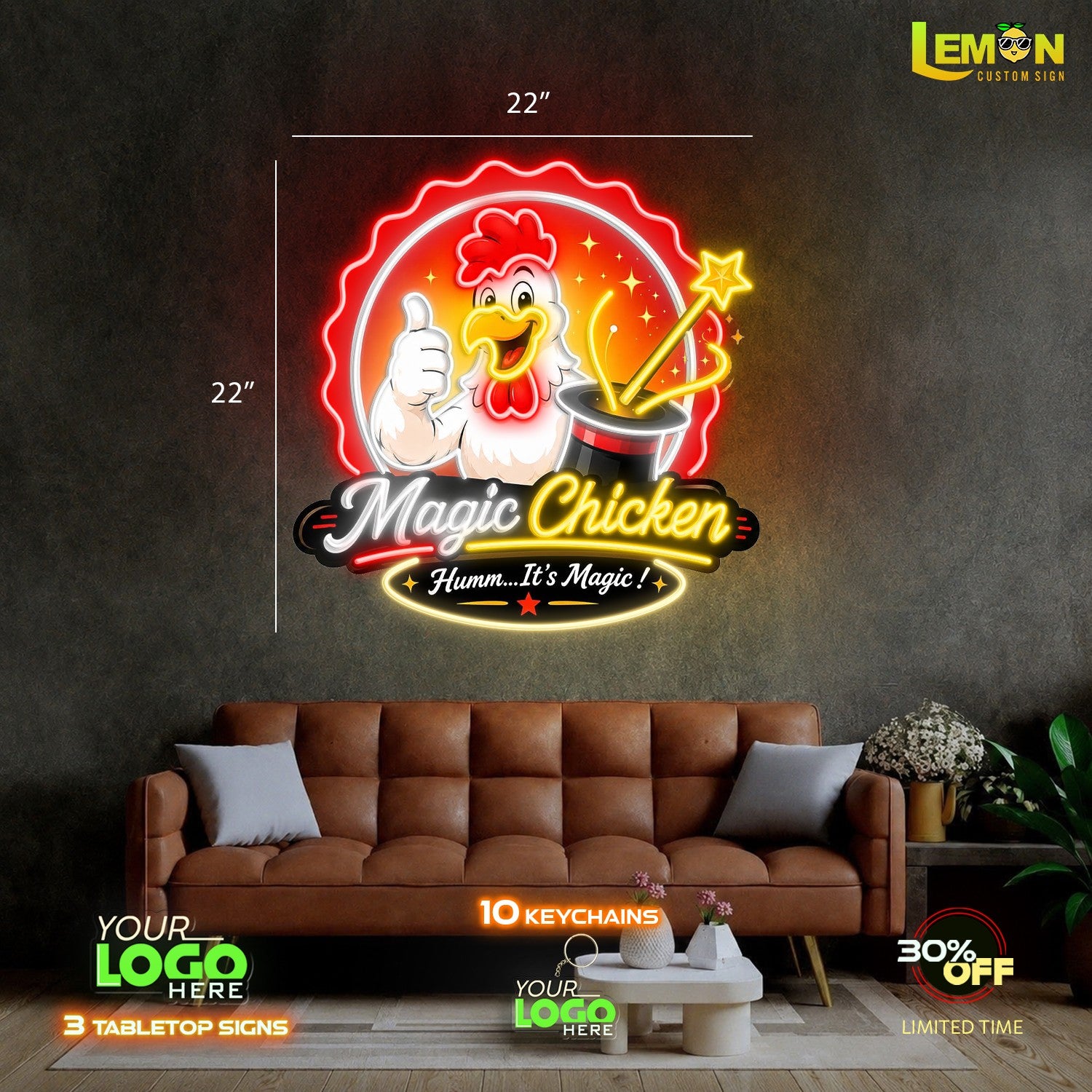Magic Chicken | LED NEON SIGN