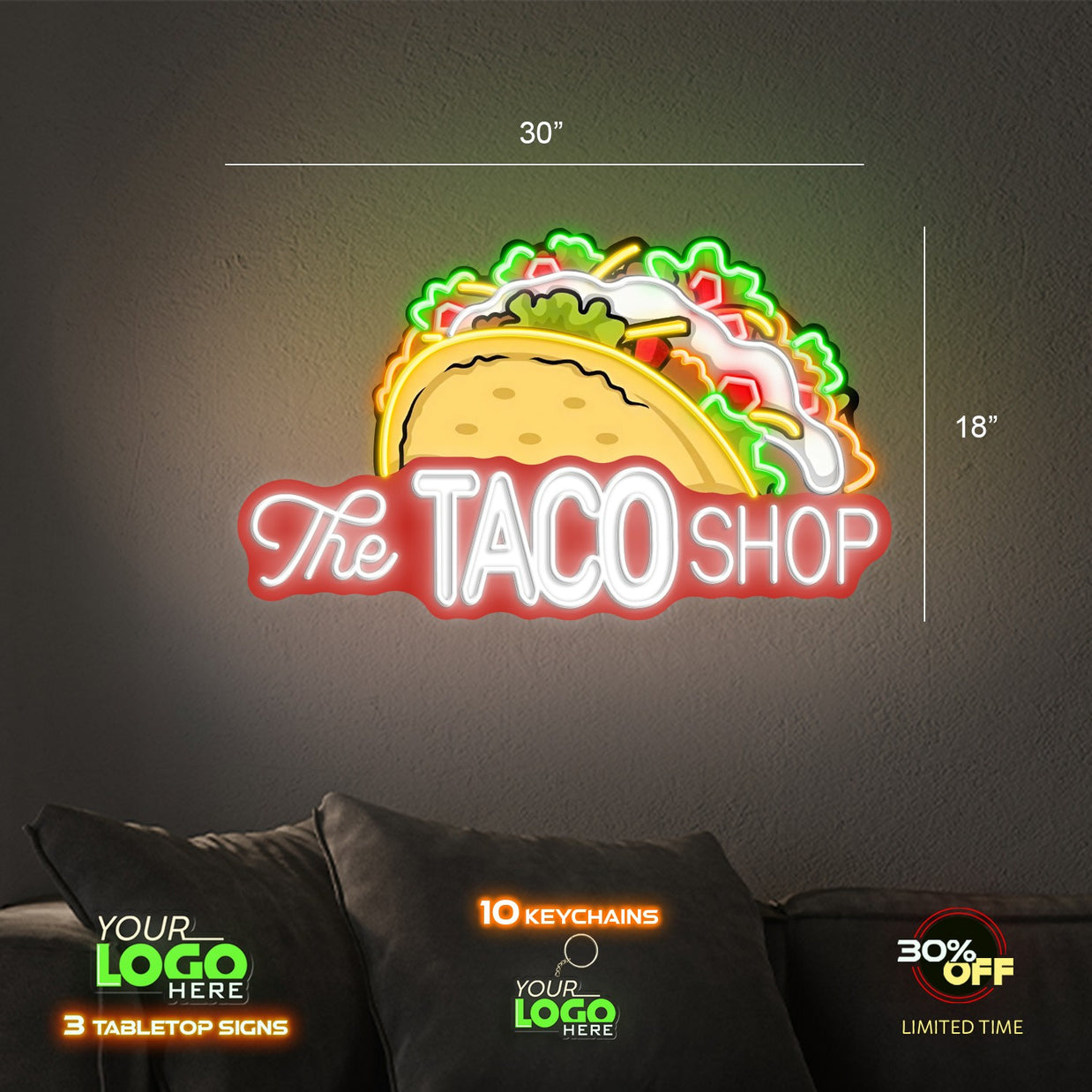 The TACO Shop  | LED NEON SIGN