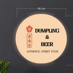 DUMPLING & BEER SIGN