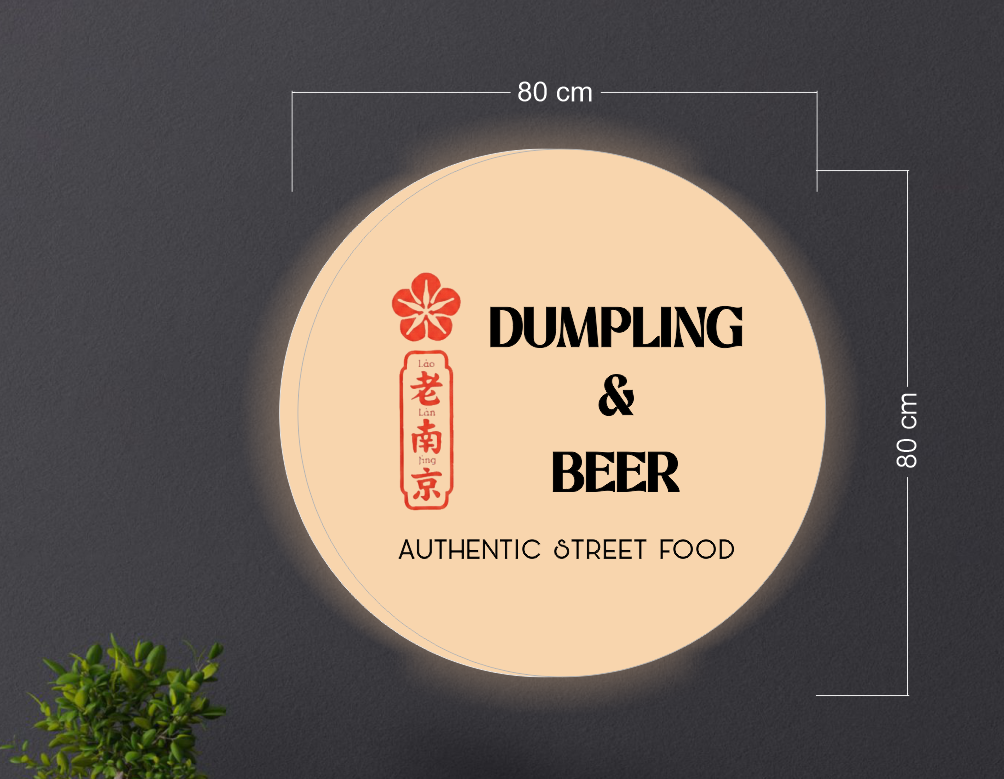 DUMPLING & BEER SIGN