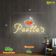 Paella's Mediterranean Fusion | LED NEON SIGN