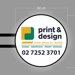Print & Design | ILLUMINATED BLADE  SIGN