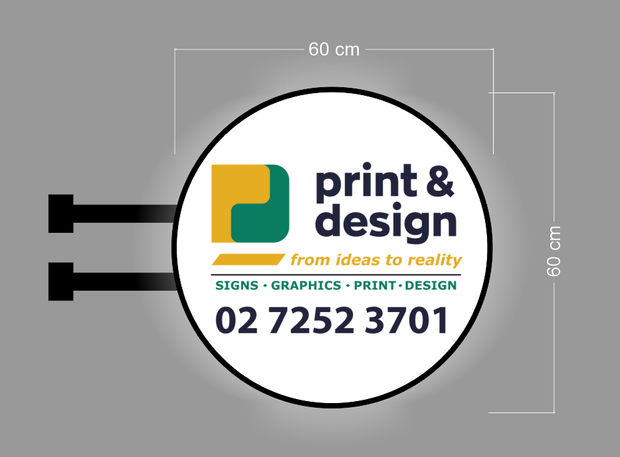 Print & Design | ILLUMINATED BLADE  SIGN