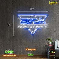 Poe Boy Mobile Detailing | LED NEON SIGN
