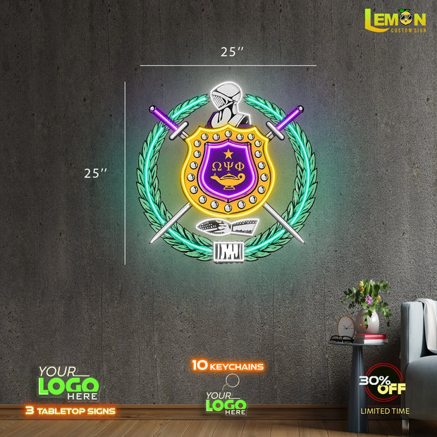 OMEGA PSI PHI | LED NEON SIGNS