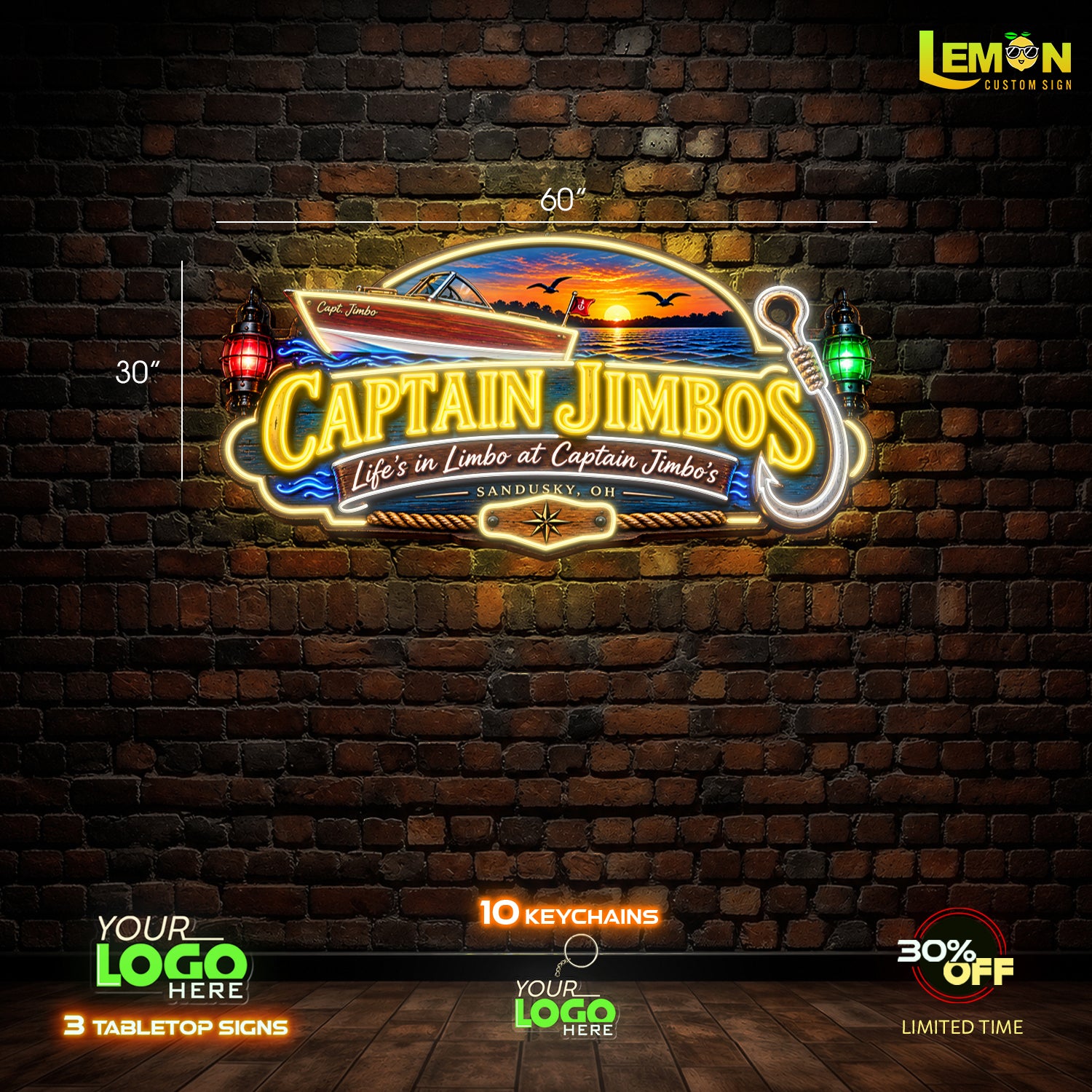 CAPTAIN JIMBOS | LED NEON SIGN