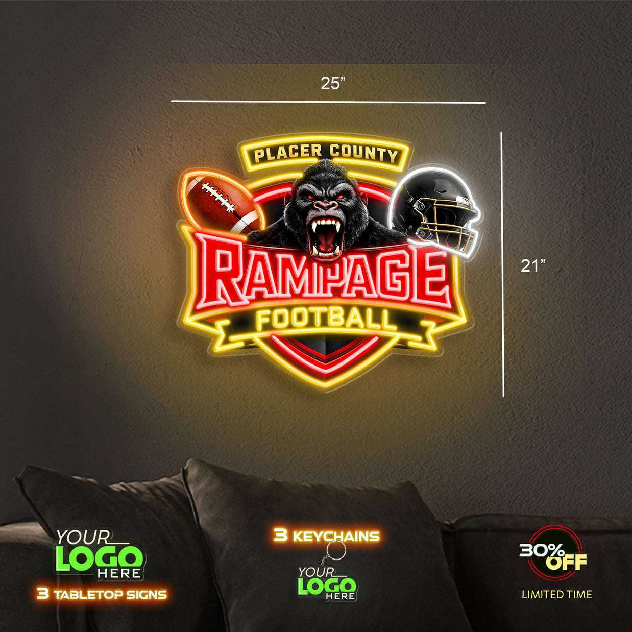 Rampage Football | 2 SIGNS