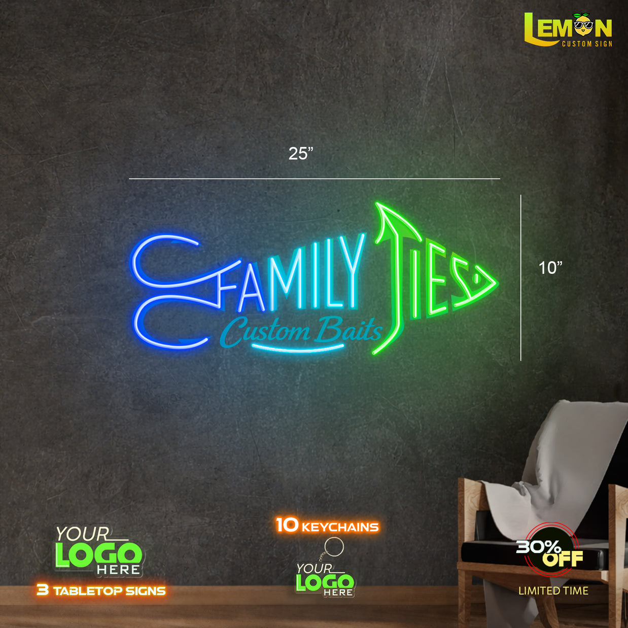 FAMILY TIES | LED NEON SIGN