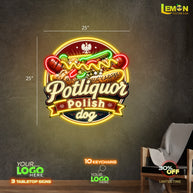 Potliquor Polish Dog | LED NEON SIGN