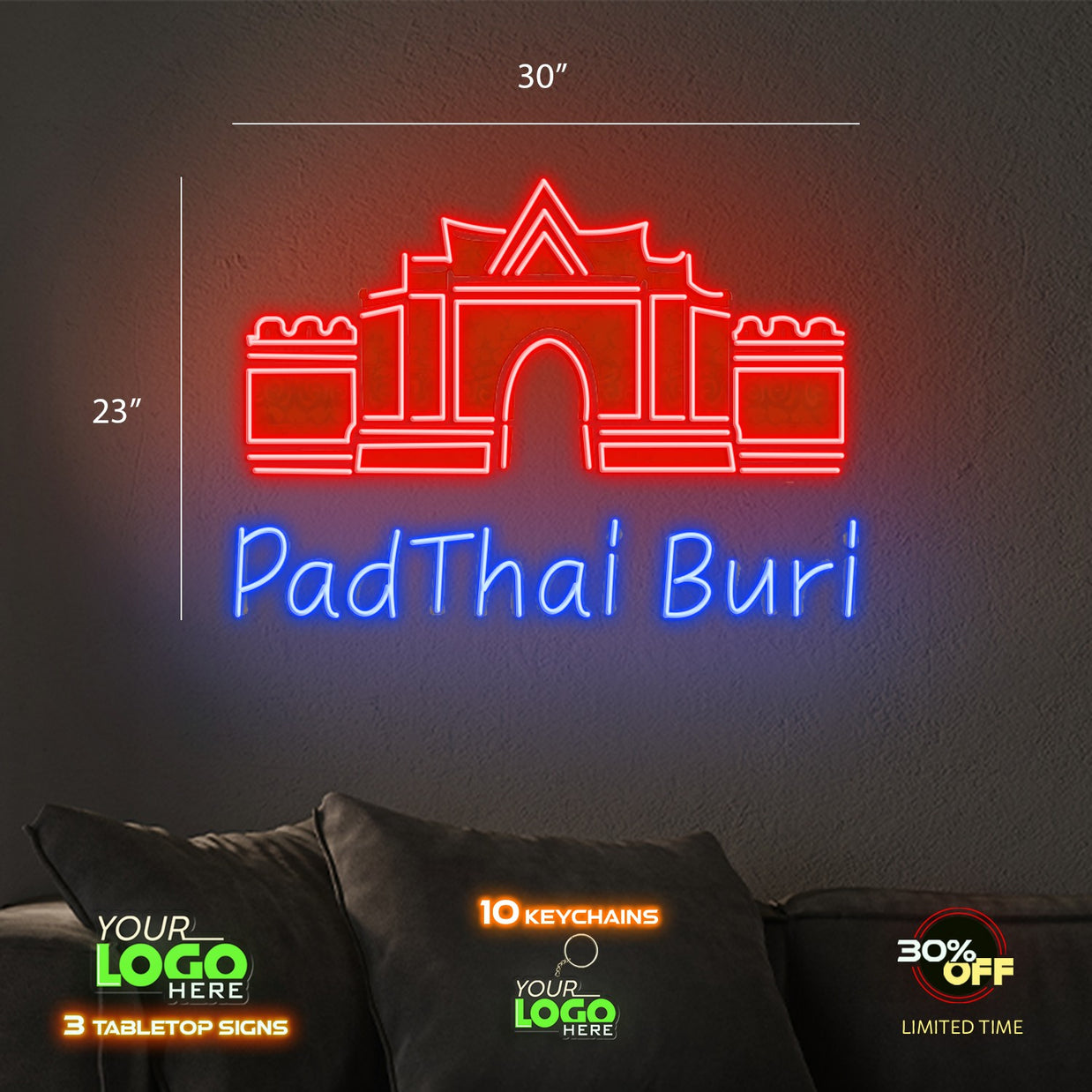 PAD THAI BURI  | LED NEON SIGN