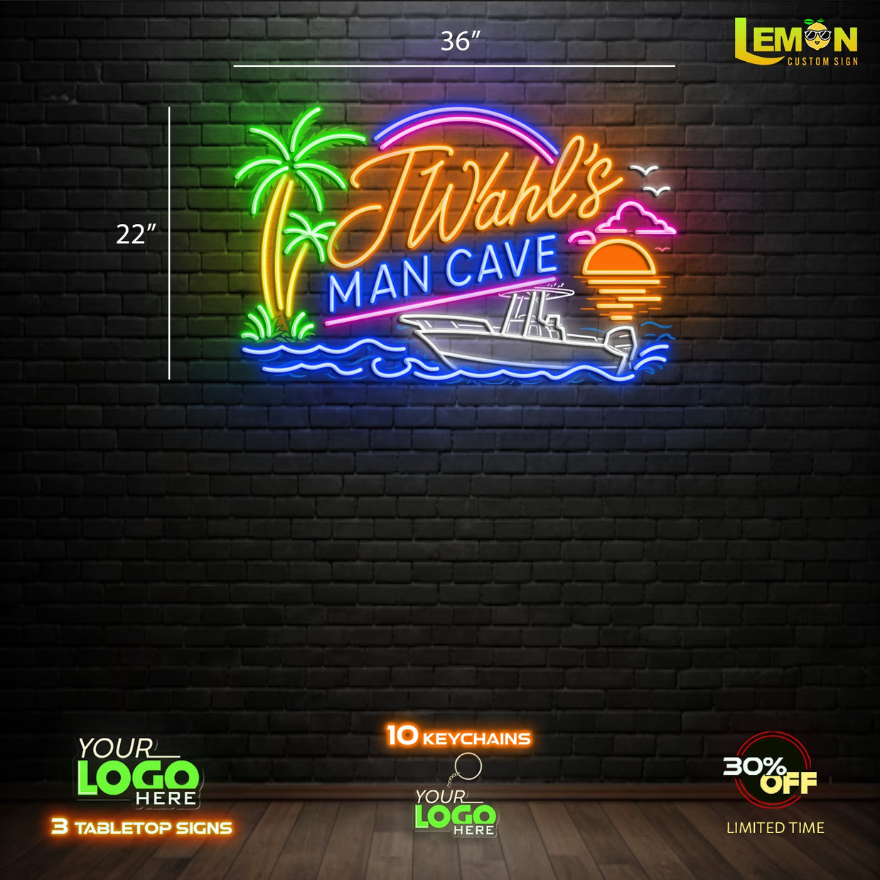 JWahl's Man Cave | LED NEON SIGN