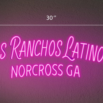 LOS RANCHOS LATINOS NORCROSS GA | LED NEON SIGN