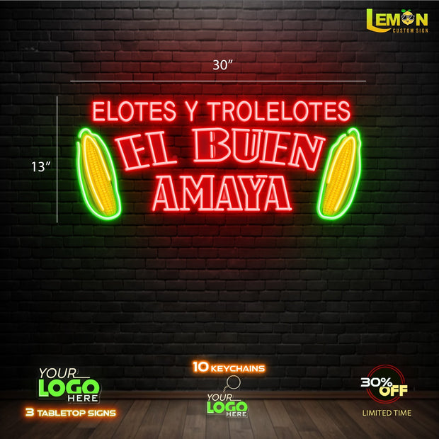 EL BUEN AMAYA | LED NEON SIGN