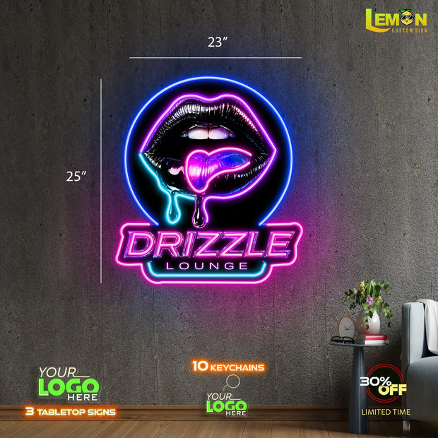 DRIZZLE LOUNGE | LED NEON SIGN