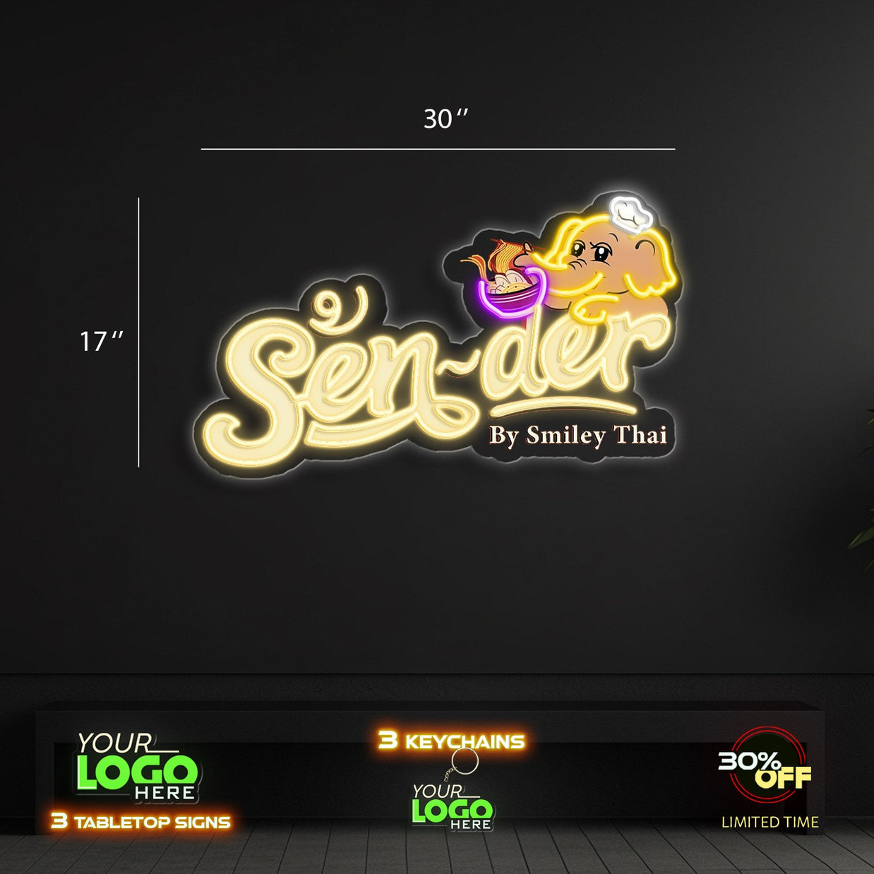 Sender By Smiley Thai| LED NEON SIGN