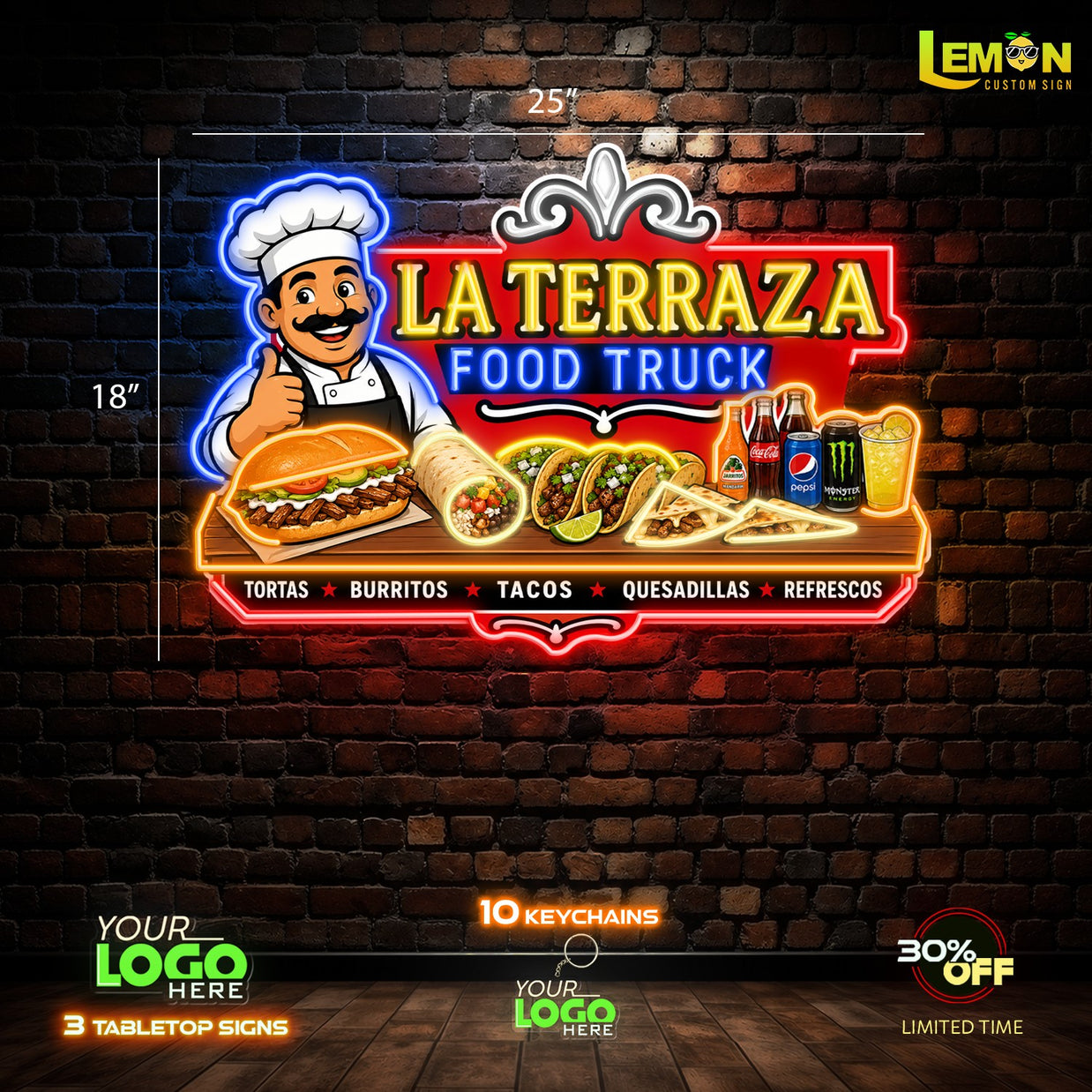 LA TERRRAZA FOOD TRUCK | LED NEON SIGN
