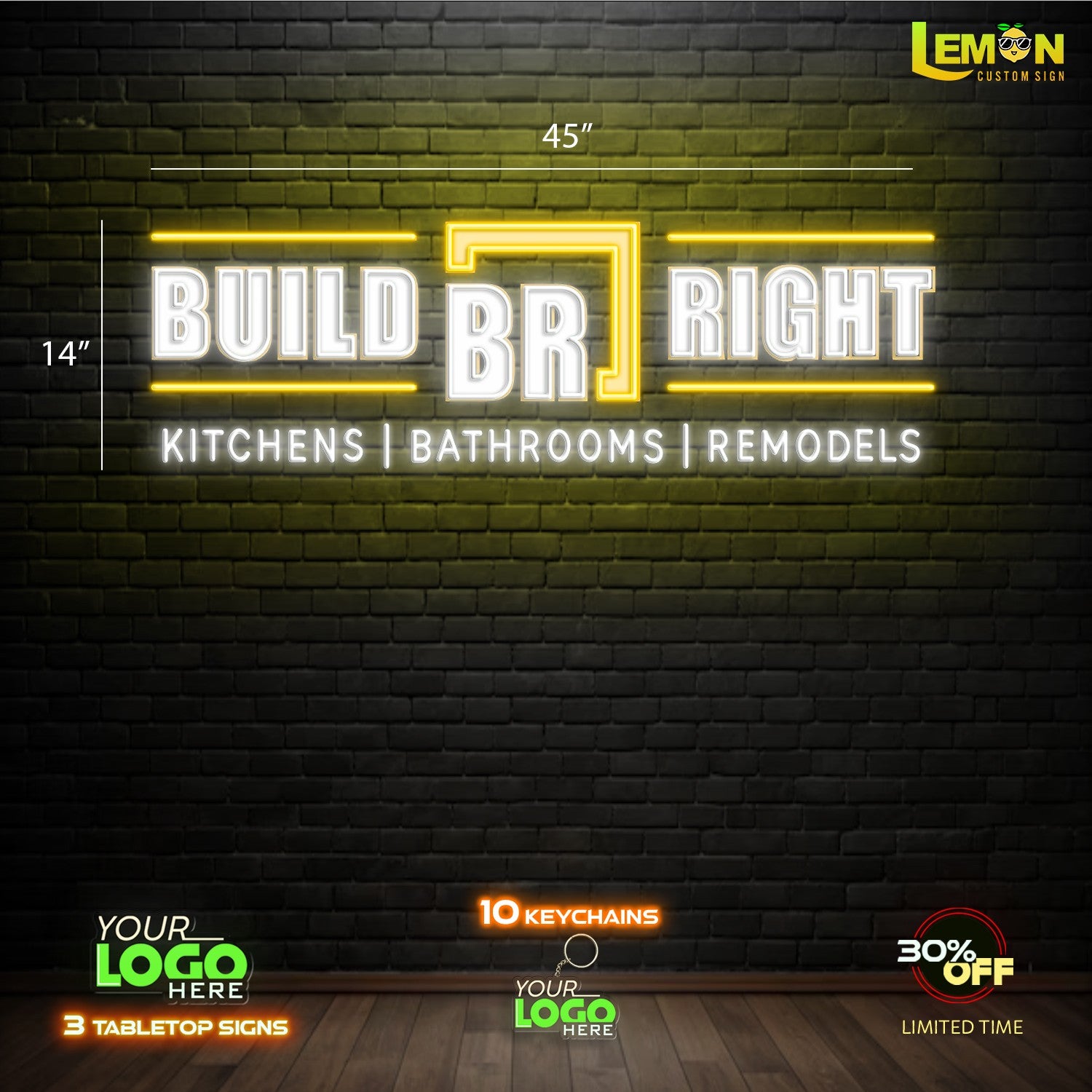 BUILD RIGHT | LED NEON SIGN