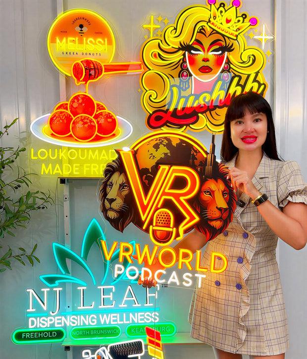 Letreiro de néon LED personalizado