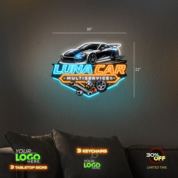 Luna car multiservices | LED NEON SIGN
