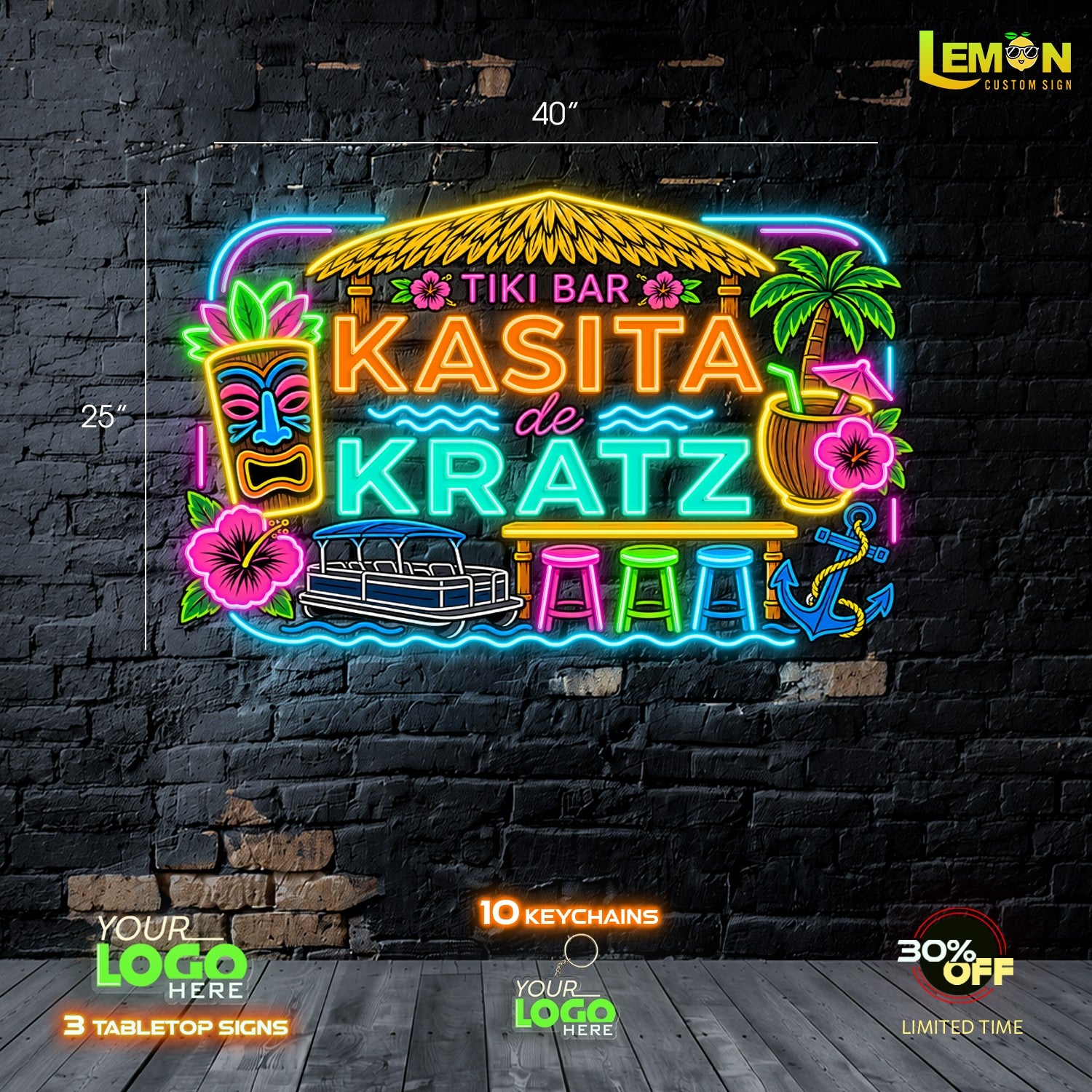 TIKI BAR KASITA | LED NEON SIGN
