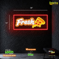 Carmel Corn Sign and 2 Piza Signs| LED NEON SIGN (3 Signs)