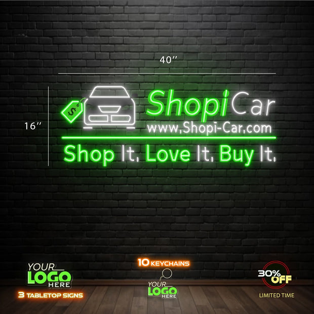 ShopiCar | LED NEON SIGN (4 SIGNS)