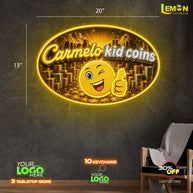 Carmelo Kid Coins | LED NEON SIGN