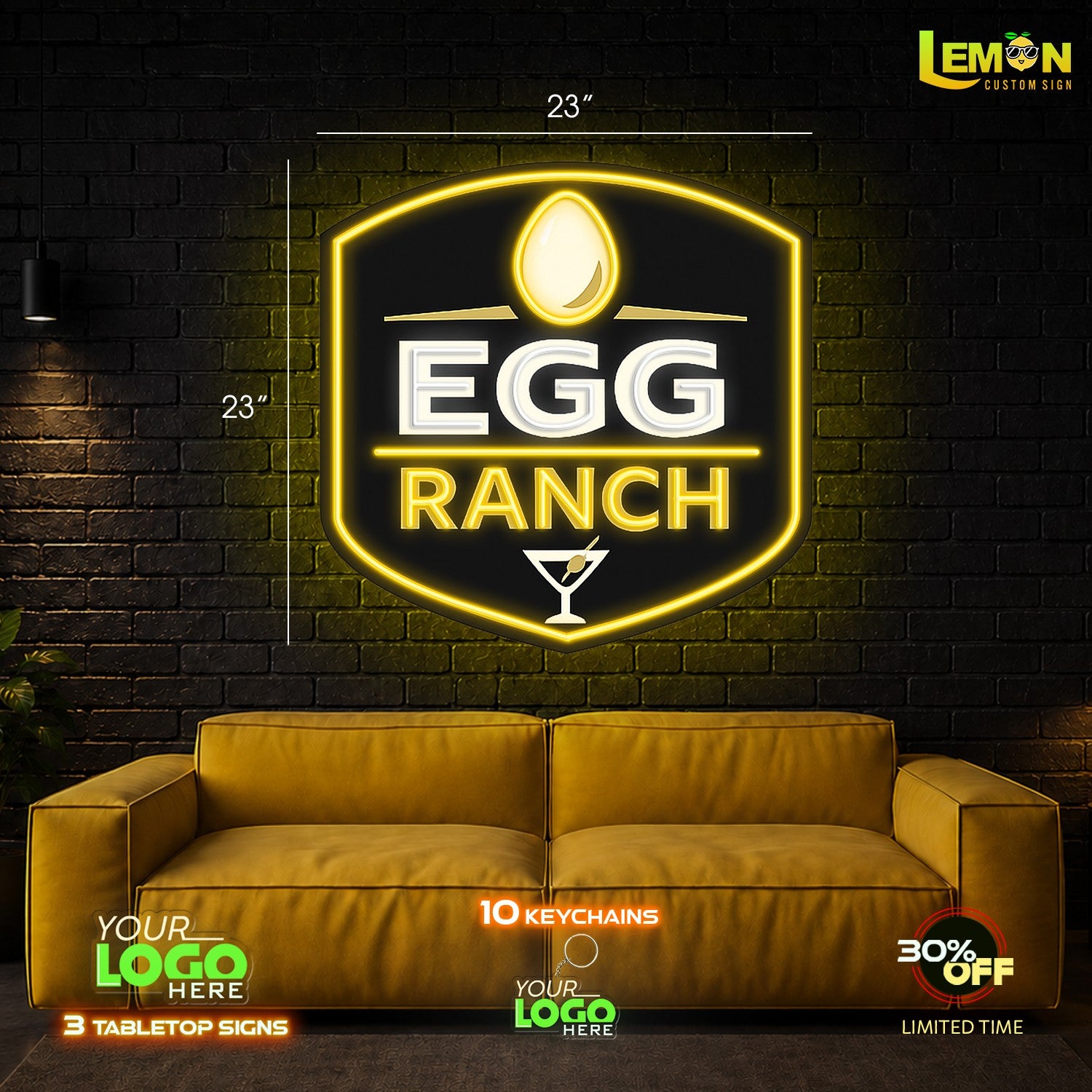 EGG RANCH| LED NEON SIGN