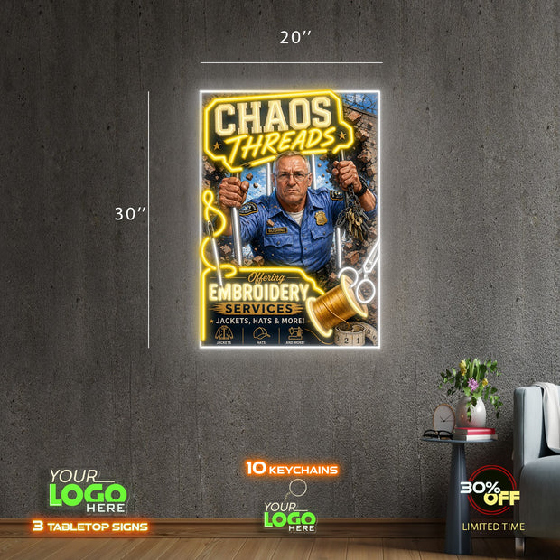 CHAOS THREADS | LED NEON SIGN