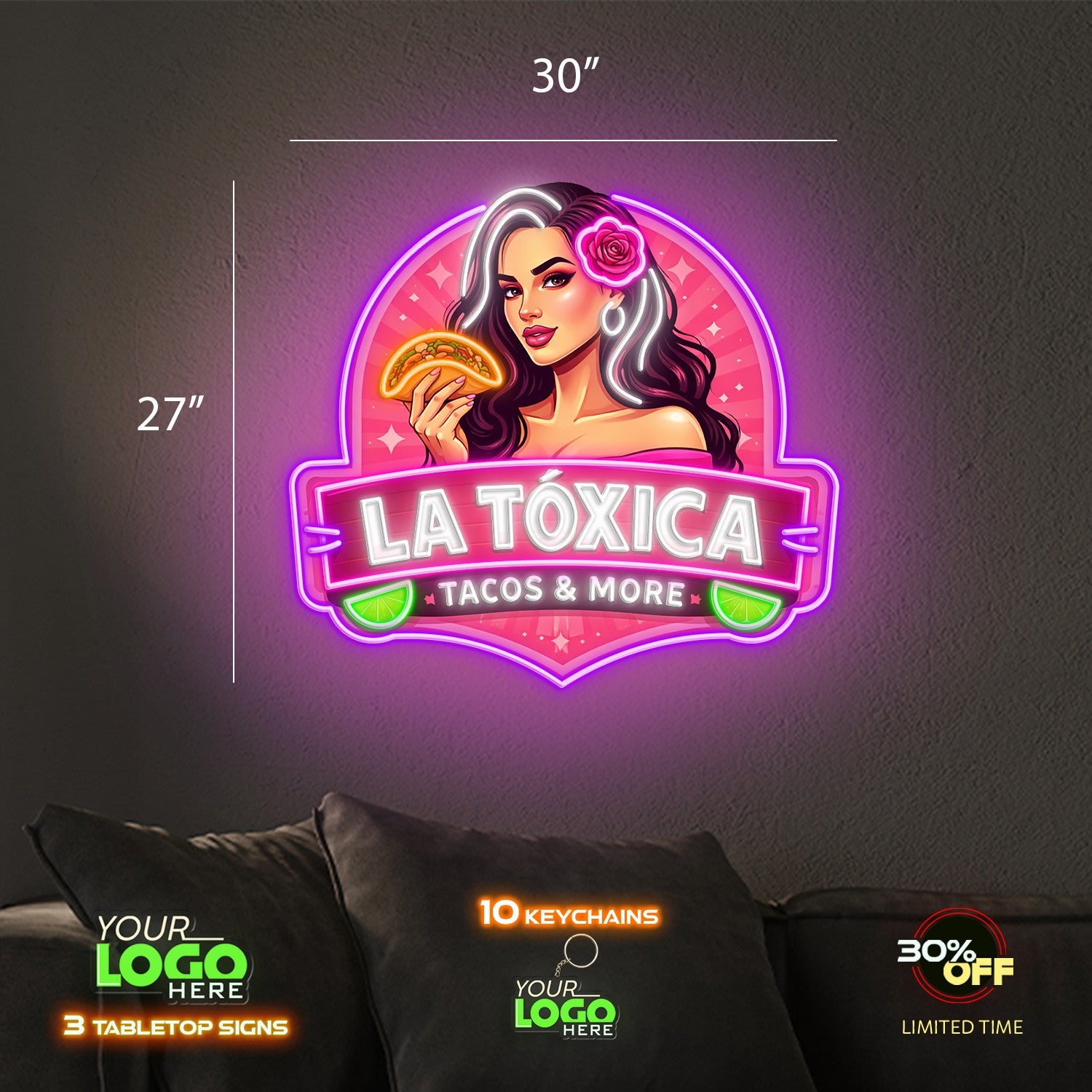 LA TOXICA | LED NEON SIGN