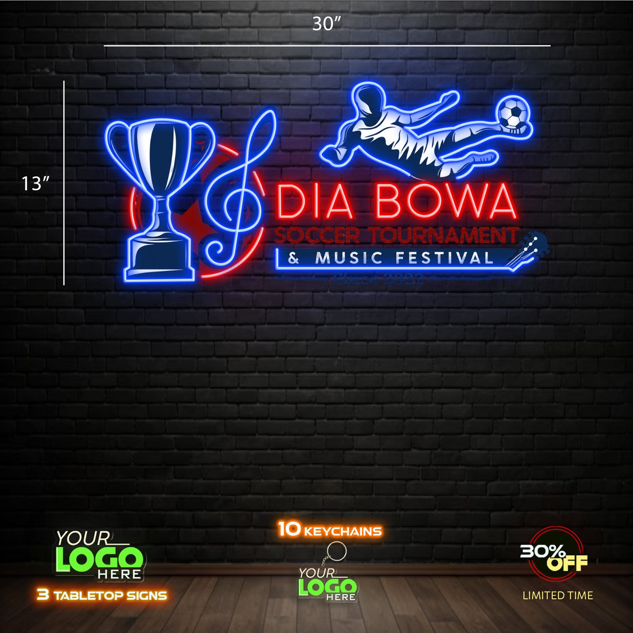 DIA BOWA | LED NEON SIGN