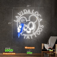 LAVIDA LOCA TATTOOS | LED NEON SIGN 25 INCH